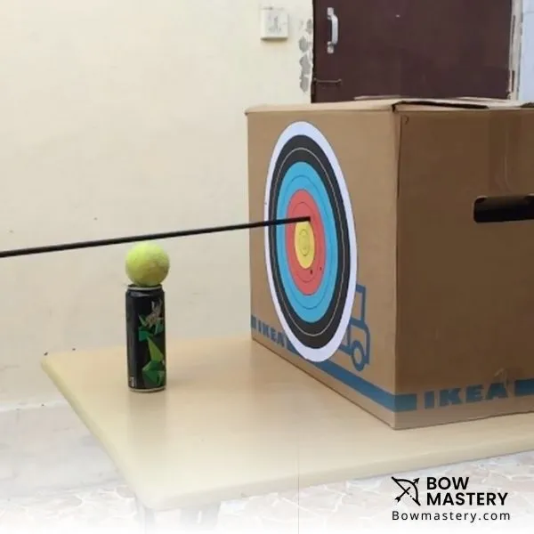 building an archery target out of cardboard