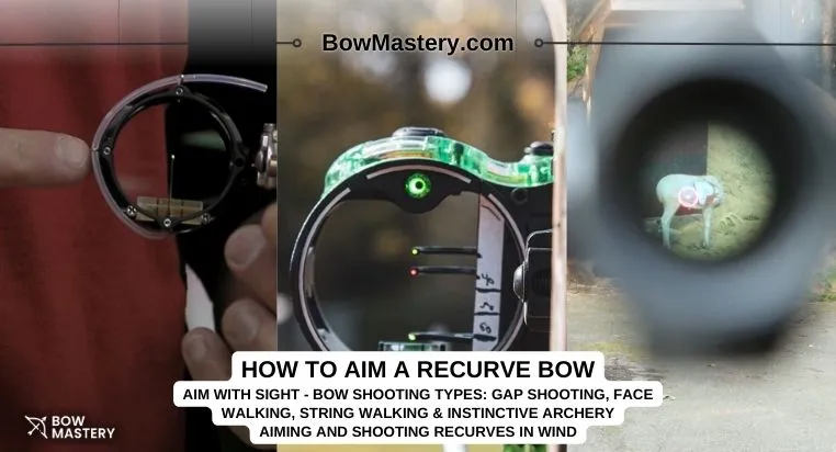 how to aim a recurve bow