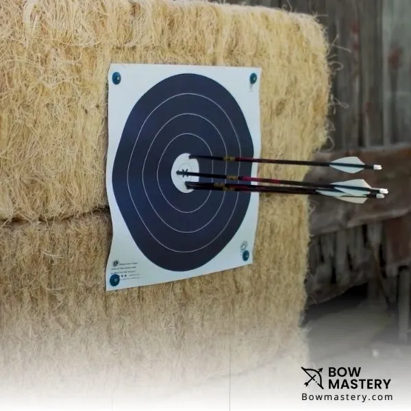 how to make an archery target out of hay