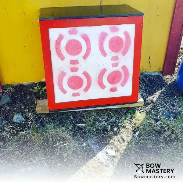 wooden archery target diy at home